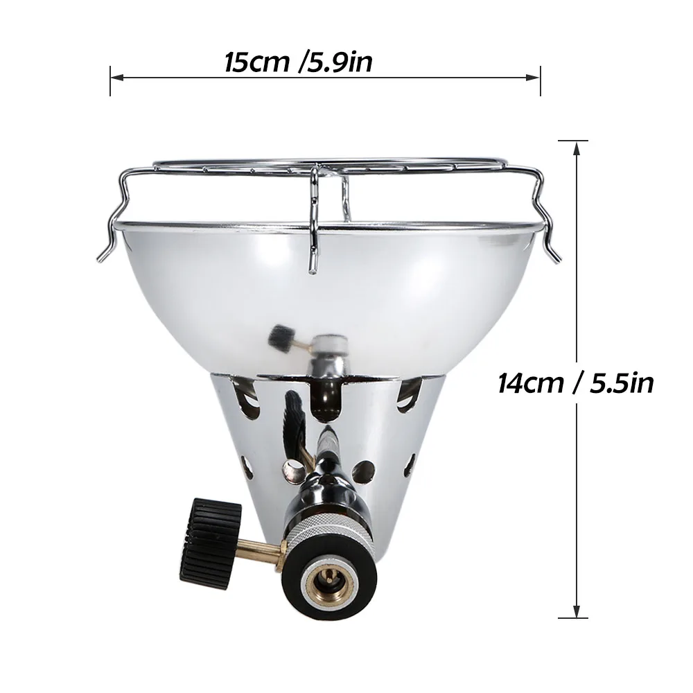 Outdoor Camping Gas Heater PORTABLE Tent Warmer Heating With Stand Butane Stove