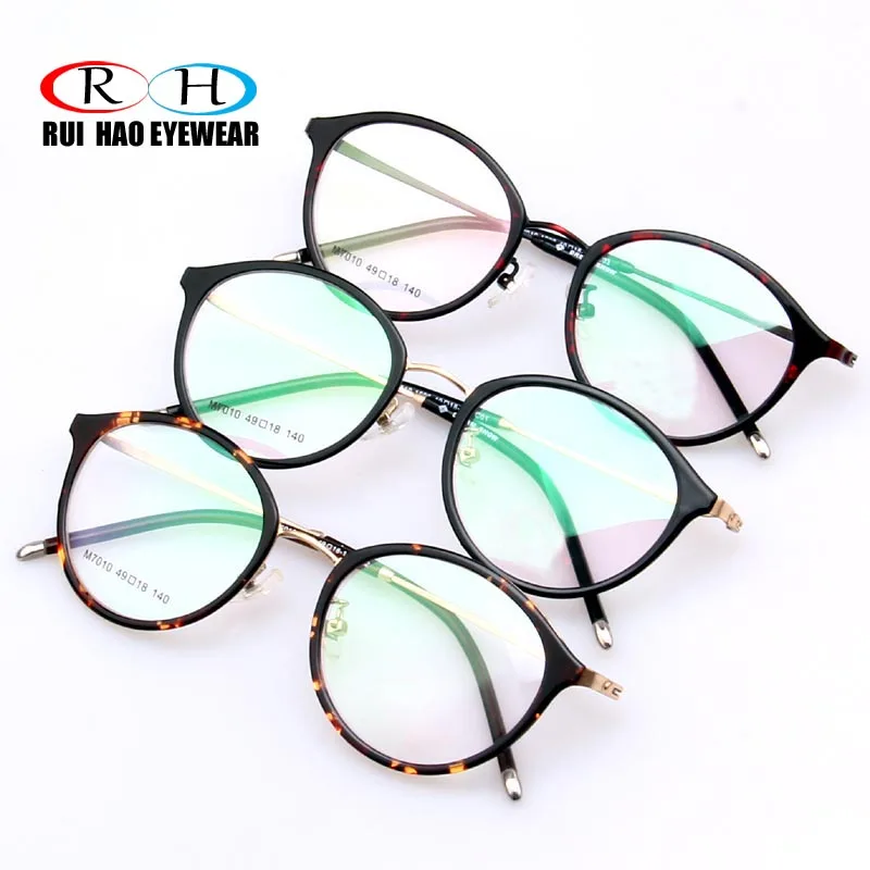 

RUI HAO EYEWEAR Rerto Eyeglasses Frame Men Super Light Glasses Frame Optical Eyewear Frames Prescription Spectacles 7010
