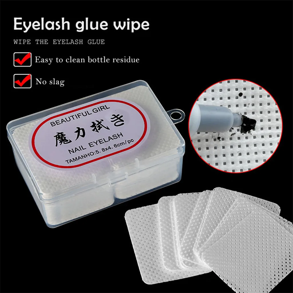 180PCS/1 Set cotton pads for Eyelash Glue Remover Wipe Eyelash Grafting