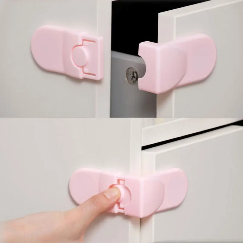 

1 Pcs Baby Drawer Lock Refrigerator Window Closet Wardrobe Children Security Protection For Cabinet Toddler Child Safety Lock