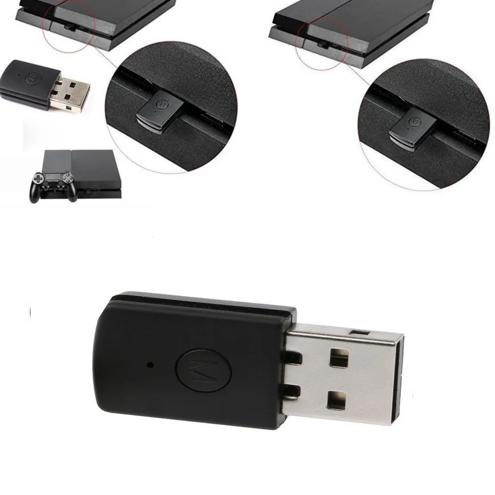 Мини Bluetooth адаптер простой адаптер Черный мини версия Bluetooth адаптер USB Dongle для PS4 любой Bluetooth гарнитуры