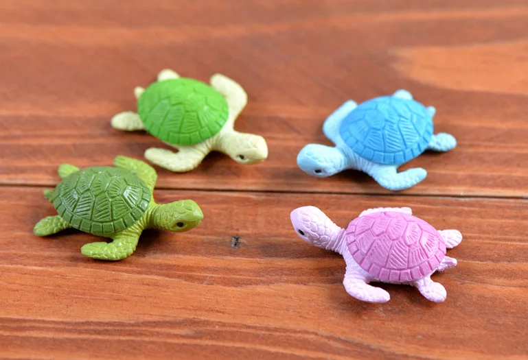 4pcs Colorful Seaside Turtle Miniature Model Cartoon Animal Figurines Girl Boy Toys Baby Creative Gift Home Decoration Pvc Craft Boys Toys Girl Figurinestoys Boys Aliexpress