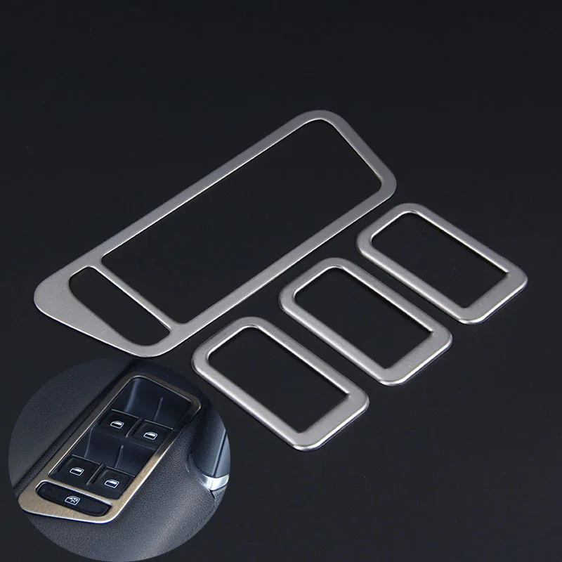 Car window glass lifter decoration Stainless Steel stickers Fit For 2014 Volkswagen VW Golf 7 MK7