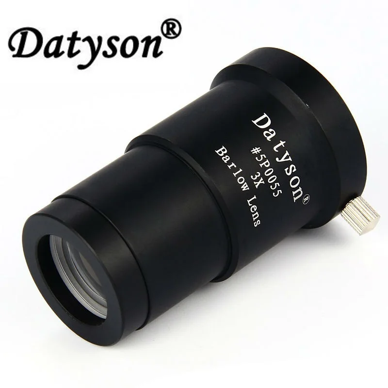 

Datyson 3X Barlow Lens 1.25" Full Metal Housing Astronomical Telescope Eyepiece FMC Coating Ocular 5P0055