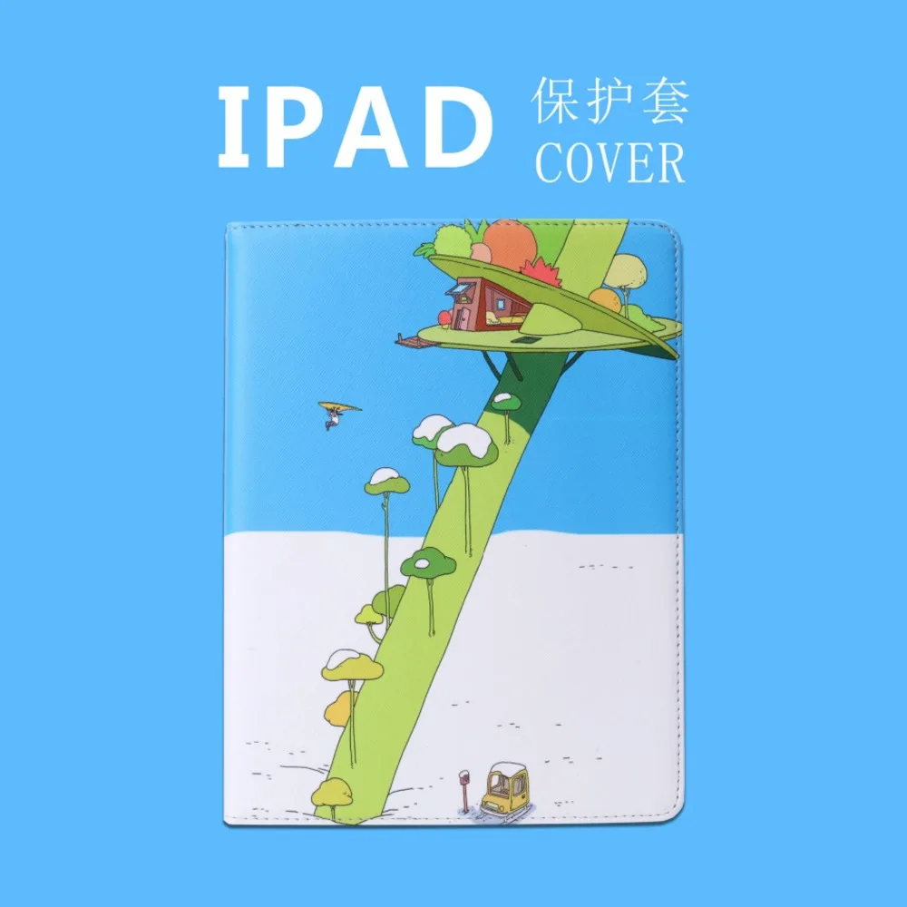 Мультфильм Tree House Stander Обложка для iPad Pro 9,7 "10,5" 11 "Air Air2 Mini 1 2 3 4 планшет чехол для нового iPad 9,7 2017 2018