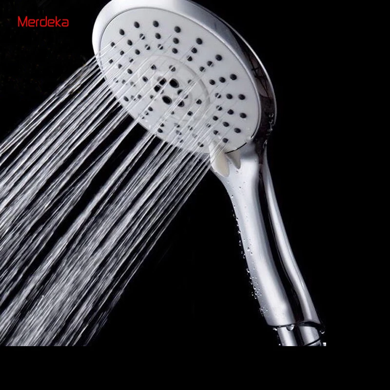 Round Handheld Shower Head Rain 5 Function Chuveiro Douchekop Mist Showerheads Without Hose | Обустройство дома