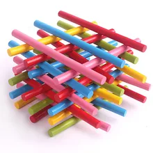 100pcs Montessori Colorful Bamboo Counting Sticks Mathematics Teaching Aids Counting Rod Kids Preschool Math Learning Toy counting