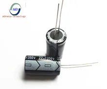 4pcs/lot 350v 22uf 13*20 20% RADIAL aluminum electrolytic capacitor 22000NF