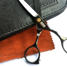 Black titanium 5.5 inch high quality hairdresser hair scissors set Free Shipping hair salon product hot sale gift for you 11.11