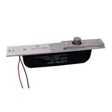 Электрический замок 12 В 24 В постоянного тока из нержавеющей стали с 2 линиями, электрический замок-болт для контроля доступа к двери, Регулируемая задержка