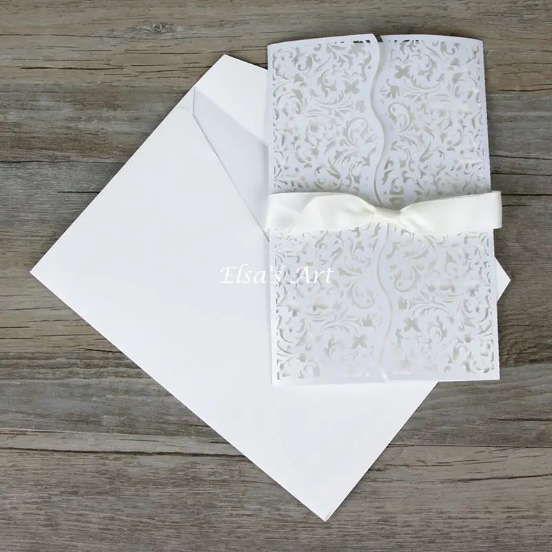 Blank Wedding Invitation Cards And Envelopes 5