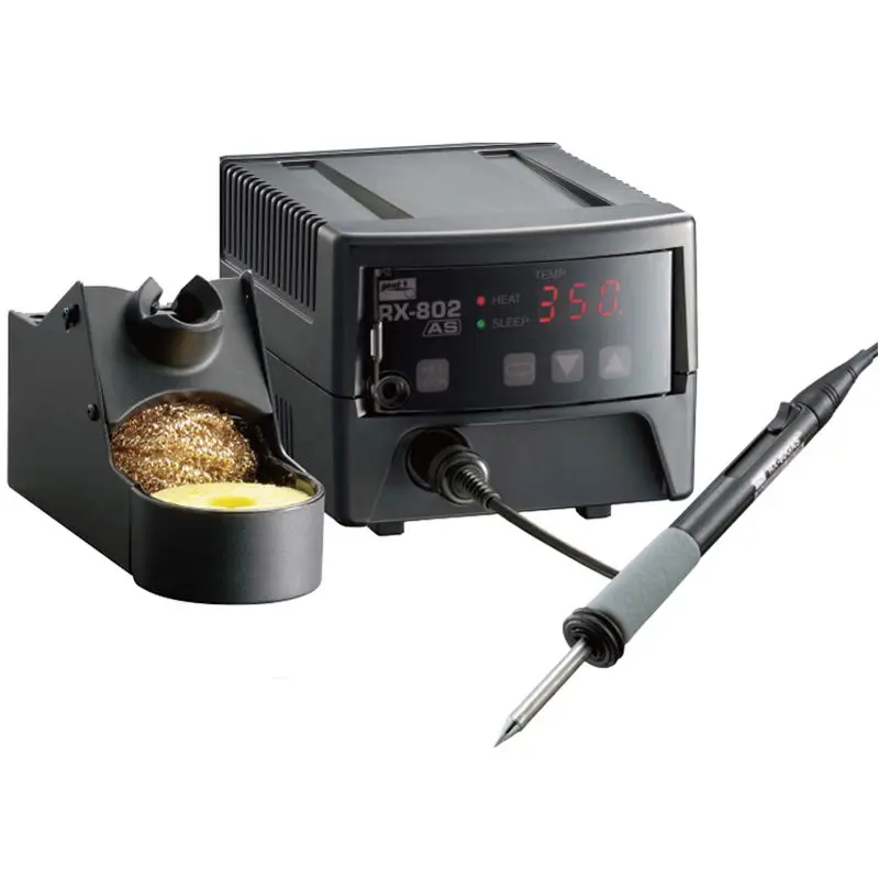 

RX-802AS Temperature Controlled Soldering Station with Tip RX-80HRT-B (AC220V input)