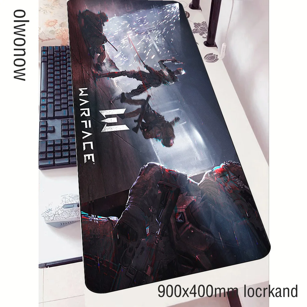warface mouse pad gamer Mass pattern 90x40cm notbook mouse mat gaming mousepad hot sales pad mouse
