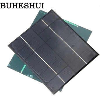 

BUHESHUI Mini 6V 6W Monocrystalline Solar Cell DIY Solar Panel Charger For Mobile Phone Education Kits 170*210MM Free Shipping