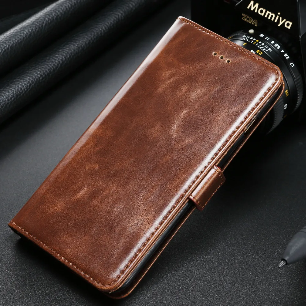 For iPhone X Luxury Leather Wallet Cell Phone Cases Cover For Apple
