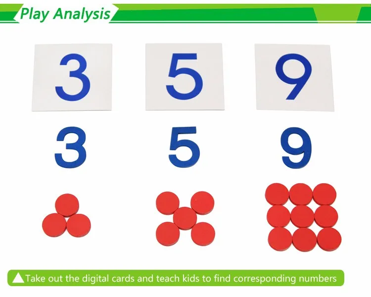 Игрушки для маленьких детей Монтессори Счётчики и цифровой древесины дети Игрушечные лошадки обучения Математические игрушки четные и нечетные номера дошкольного образования