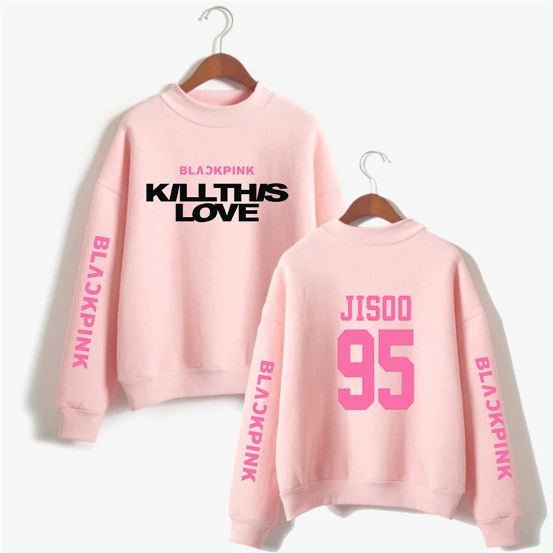 Blackpink Sweatshirt High Neck Blackpink Kpop Sweatshirts Oversized Hoodies Sweatshirt Kill This Love Sweatshirts Ladies Blackpink Sweatshirt High Neck Blackpink Kpop Sweatshirts Oversized Hoodies Sweatshirt Kill This Love Sweatshirts Ladies