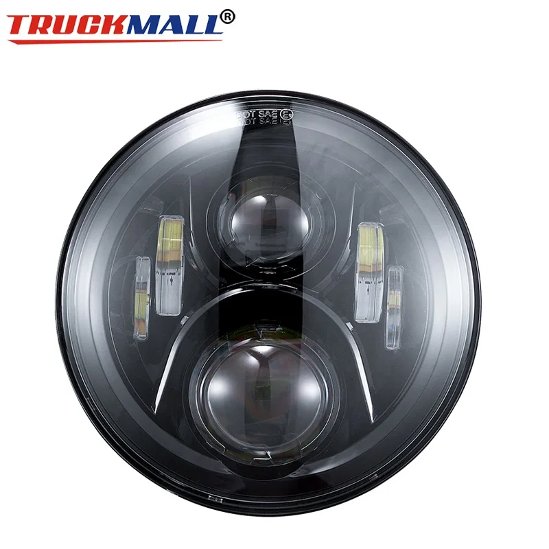 Мотоцикл 7 дюймов DOT EMARK LED 12V 24V фара с Hi/Lo луч фары замена для мотоцикла| |