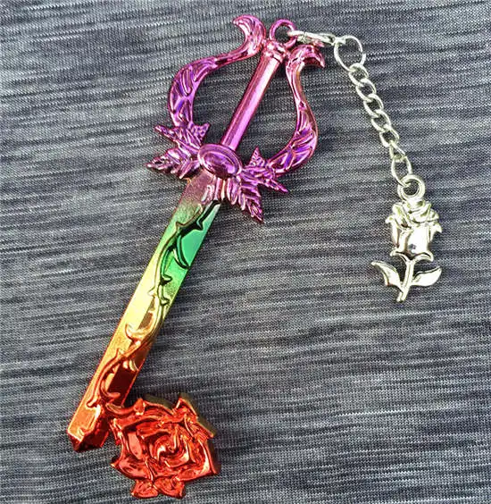 Game Kingdom Hearts Mini Oathkeeper keyblades Crabclaw Divine Rose Xblade Key Keyblade Pendant