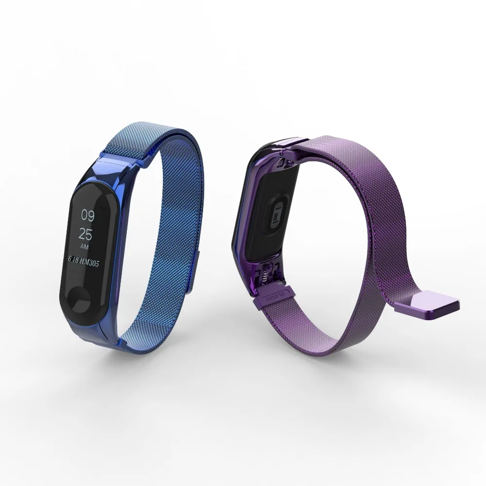 Ремешок для Xiaomi Mi Band 3 ремешок смарт часов металлический ремешок|Ремешки часов| |