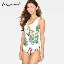 Missomo Women Sexy Bodysuit Intimate Floral Print Female Overalls Summer Beach Playsuits Tropical style Slim Fit Bodysuit Missomo Women Sexy Bodysuit Intimate Floral Print Female Overalls Summer Beach Playsuits Tropical style Slim Fit Bodysuit