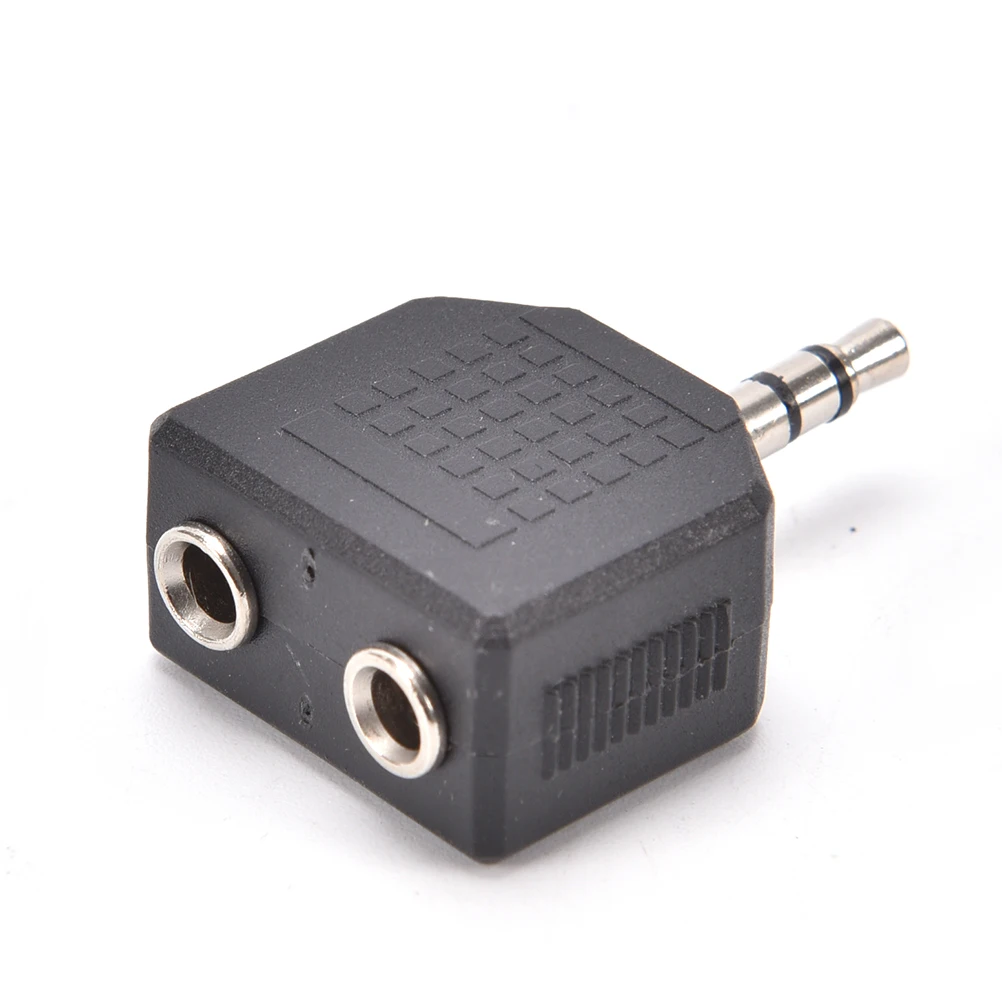 

2PCS/lot Audio 3.5mm Jack Male to Double AUX Female Headphone Y Splitter Adapte For Phone Microphone Speaker Earphone