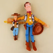 2 styles New Toy Story Woody Buzz Lightyear Cute Stuffed Plush Toy Doll for kids gifts