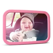 MYSBIKER детское зеркало заднего сиденья, вращение на 360 ° и небьющееся, зеркало заднего вида для маленьких детей с двумя регулируемыми бретелями