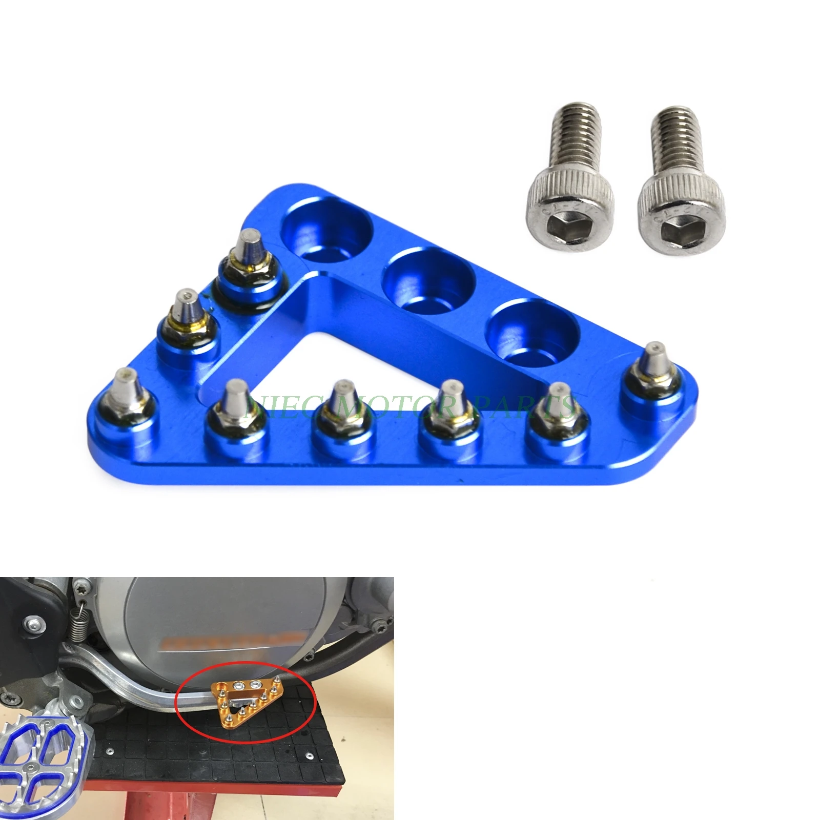 20% большой CNC задняя тормозная педаль ступенчатый наконечник для Husaberg FE TE FS FX Husqvarna