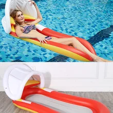 Высококачественный надувной матрас для бассейна с навесом гамак плавающий кресло-кровать стул Дрифтер бассейн пляж с солнцезащитным козырьком NCM99