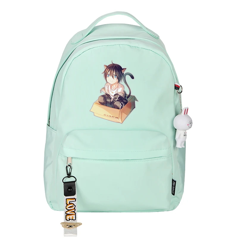 Рюкзак для косплея Noragami aragoo нейлоновые школьные сумки девочек подростков аниме
