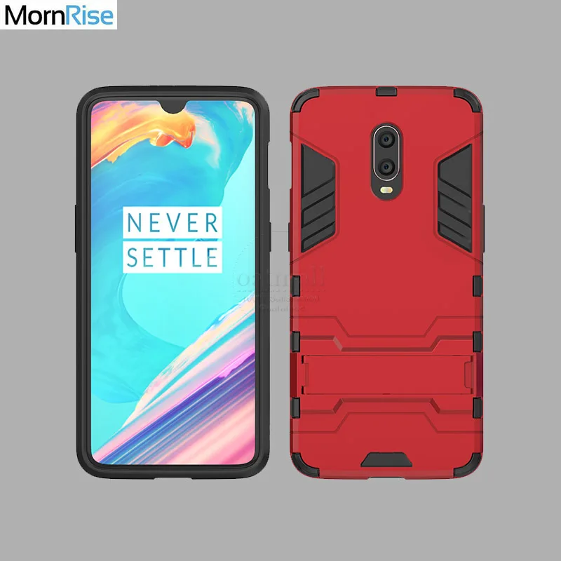 Новый двухслойный жесткий Гибридный армированный чехол-накладка для Oneplus 6T чехол