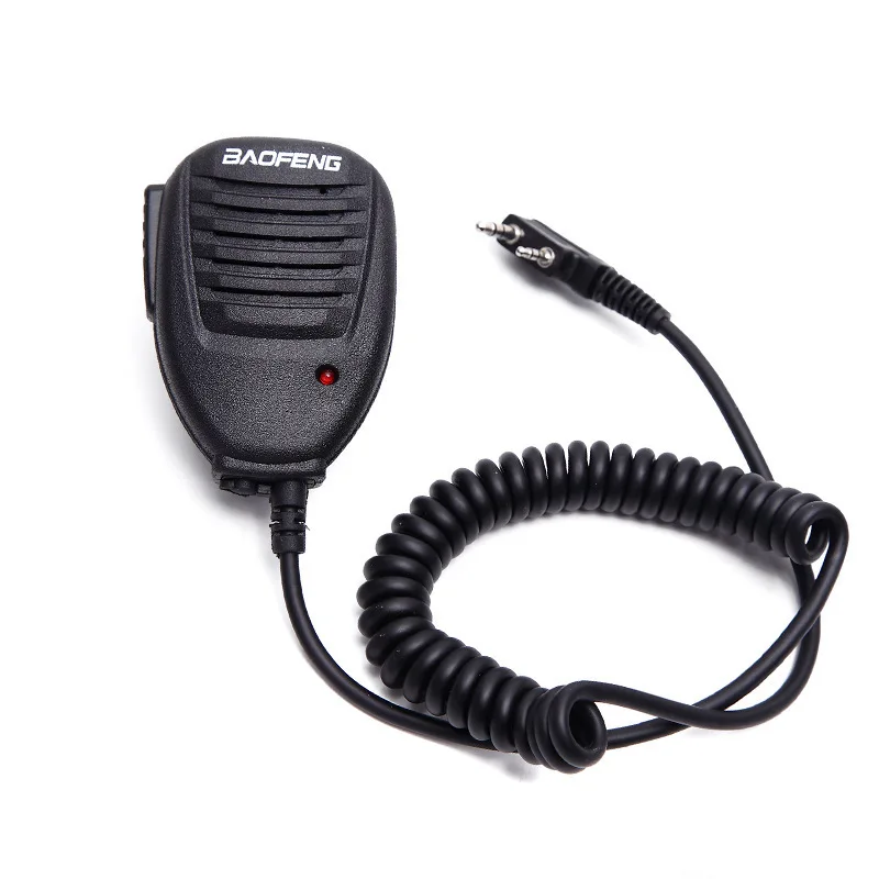 Baofeng ручной микрофон Walkie Talkie микрофон динамик плечевой микрофон для Kenwood TYT Pofung ручной UV-5R аксессуары для BF-888s - Цвет: 1pc Hand Microphone