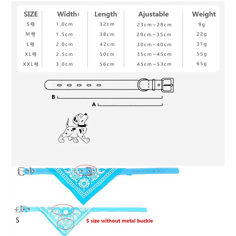 Регулируемый бандана для собак кожаный напечатанный мягкий воротник для товары для домашних собак Кот Шарф для собак ошейник для Щенок Чихуахуа шейный платок для питомца