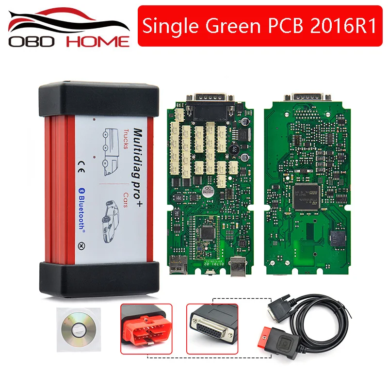 

OBD2 single board Multidiag Pro OBD2 Scann bluetooth 2015.R3/2016 R1 software cars trucks OBD2 auto diagnostic tool