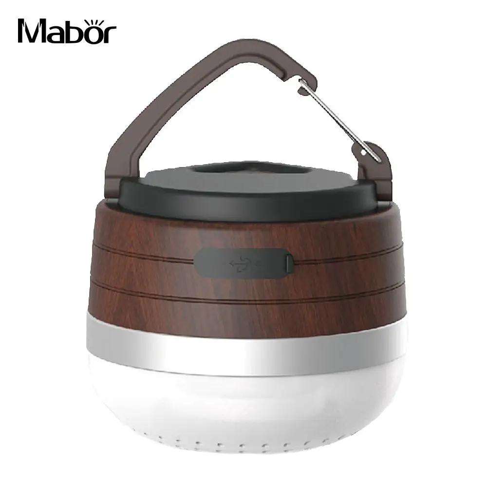 

Tent Lamp Bluetooth 4.0 with Stereo 4500k 5V-1A 3 Modes Outdoor Emergency Light Travel Super-Long Standby Camping