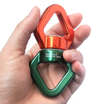 NEW 30KN Yoga Accessories Universal Ring Gimbal Ring Rotary Connector Rotational Hammock Swing Spinner Rope