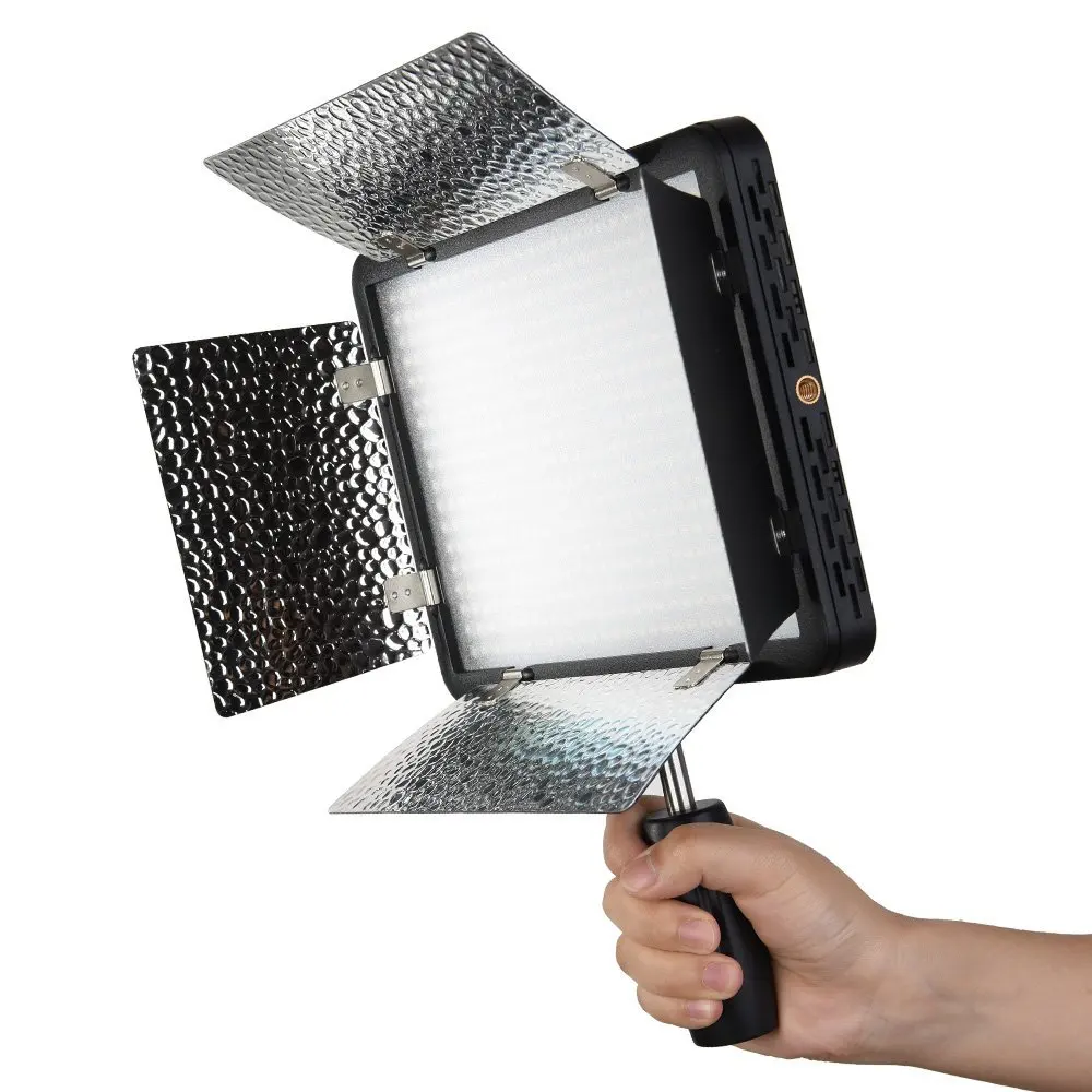 

Godox LED500LR/W LED Video Light 5600K White Version w/ Reflectors & Remote Control For Studio Photography Video Recording