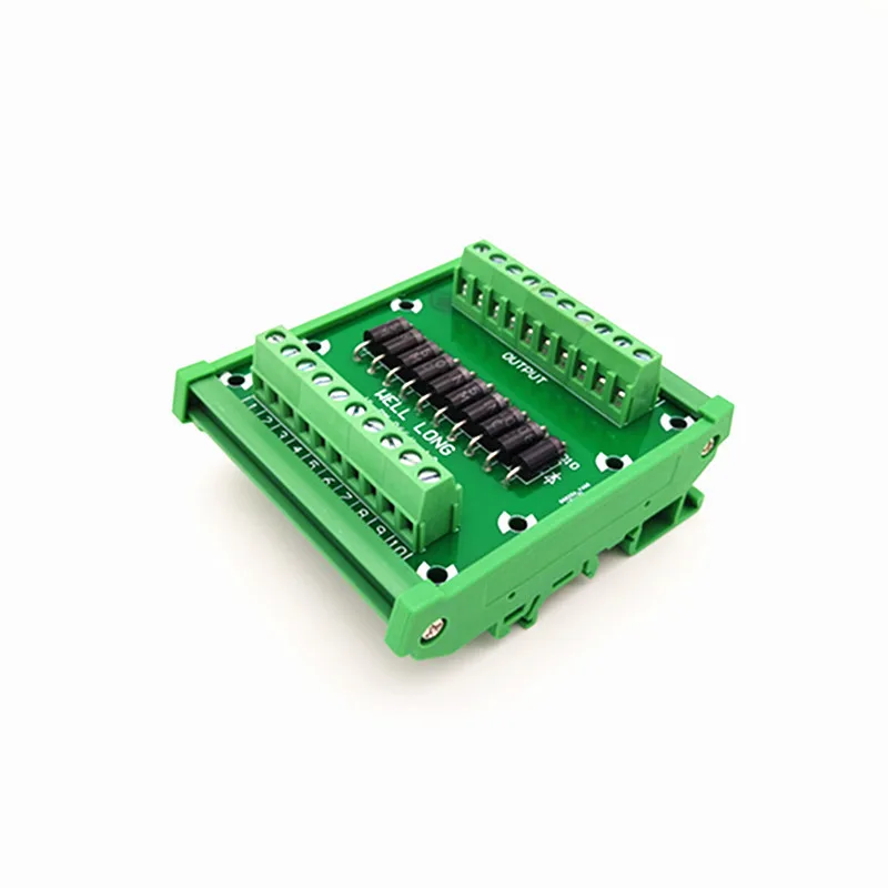 Din рейка монтируемая Диодная Защитная Клеммная колодка SR5100 5А/100В
