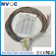12 ядер LC UPC 2 м OM3 мм 50/125um LC/UPC Волоконно-оптический кабель, многомодовый 12 цветной LC волоконно-оптический кабель/соединительный кабель