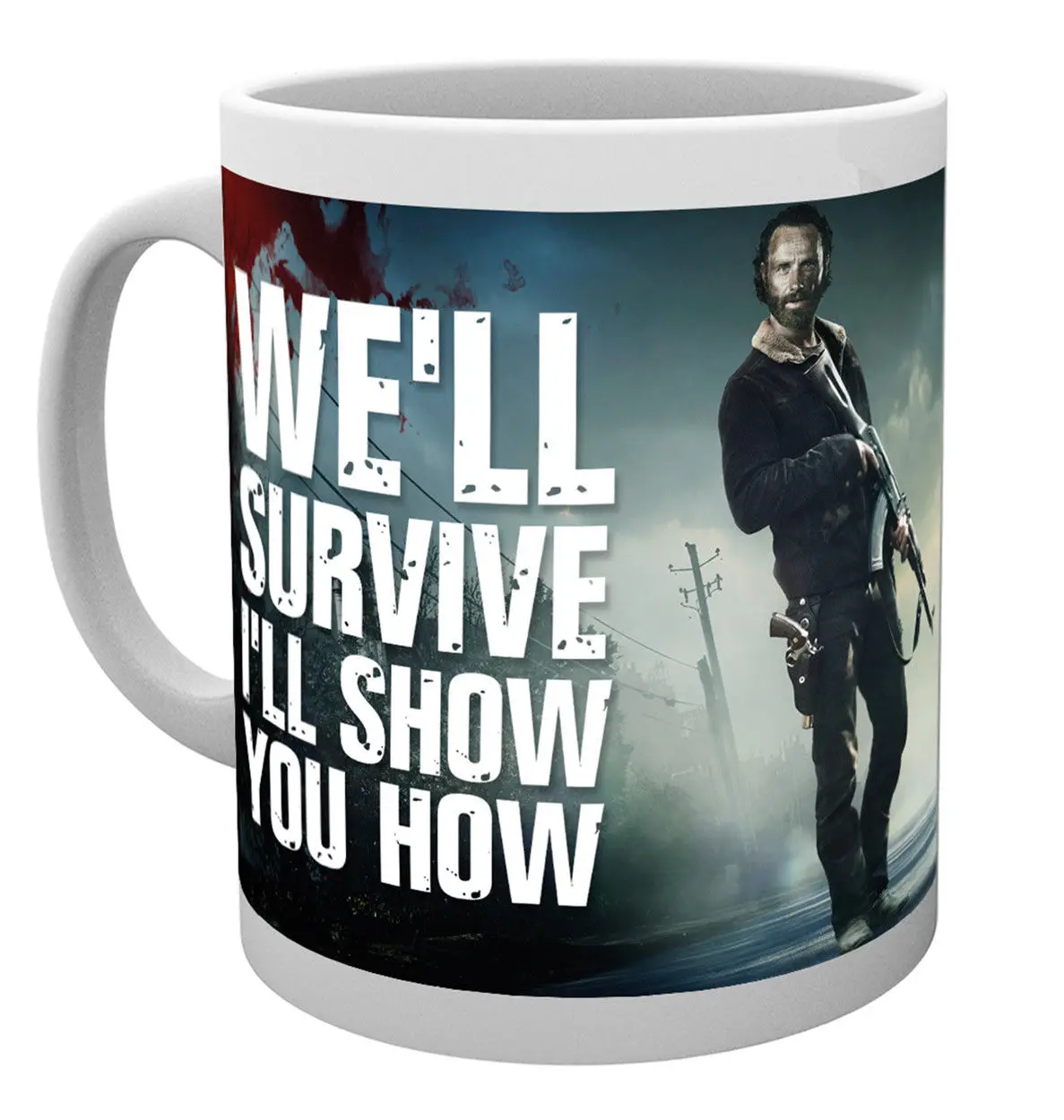 

The Walking Dead Guns Ceramic Coffee Mug Tea Cup
