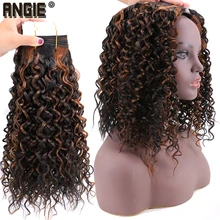 Модные Цвет P1/30 P4/30 вьющиеся волосы пучки волнистых волос мягкая обувь на высоком каблуке Температура, синтетические накладные волосы, на крючках, воды вьющиеся волосы