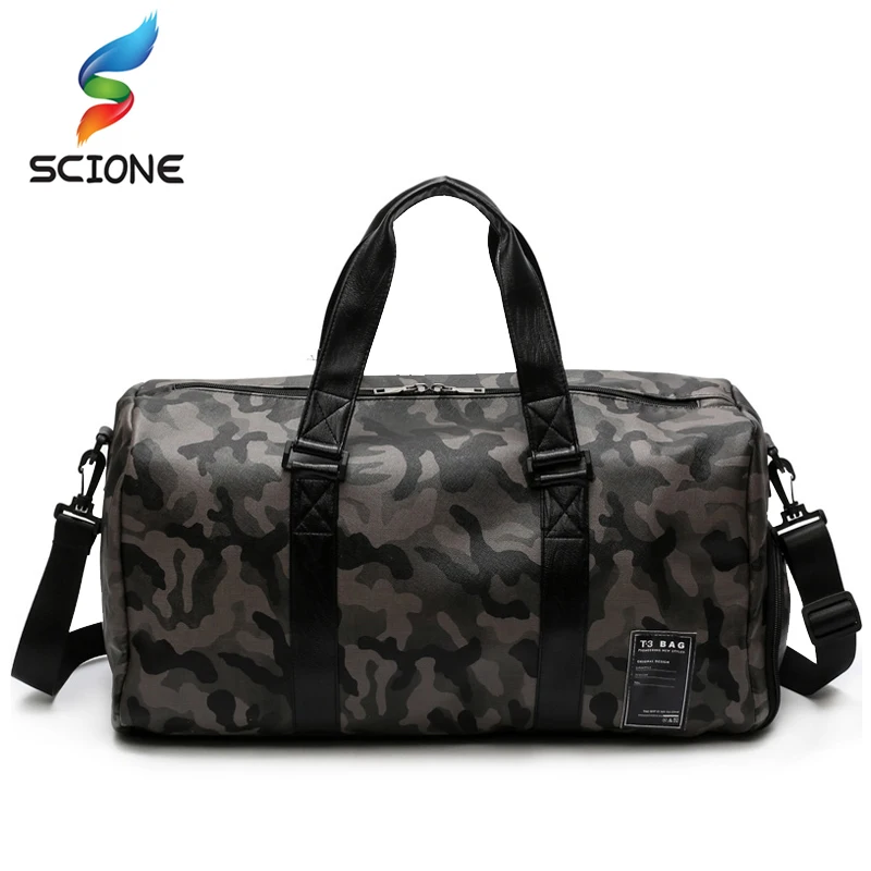 

Hot PU Sports Training Gym Bags Women Waterproof Tote Fitness Yoga Handbags Shoulder Crossbody Bags Travel Duffle Boarding Bag