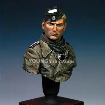

1/10 Resin Figure Bust Model SS Tank Crew Unassembled Unpainted