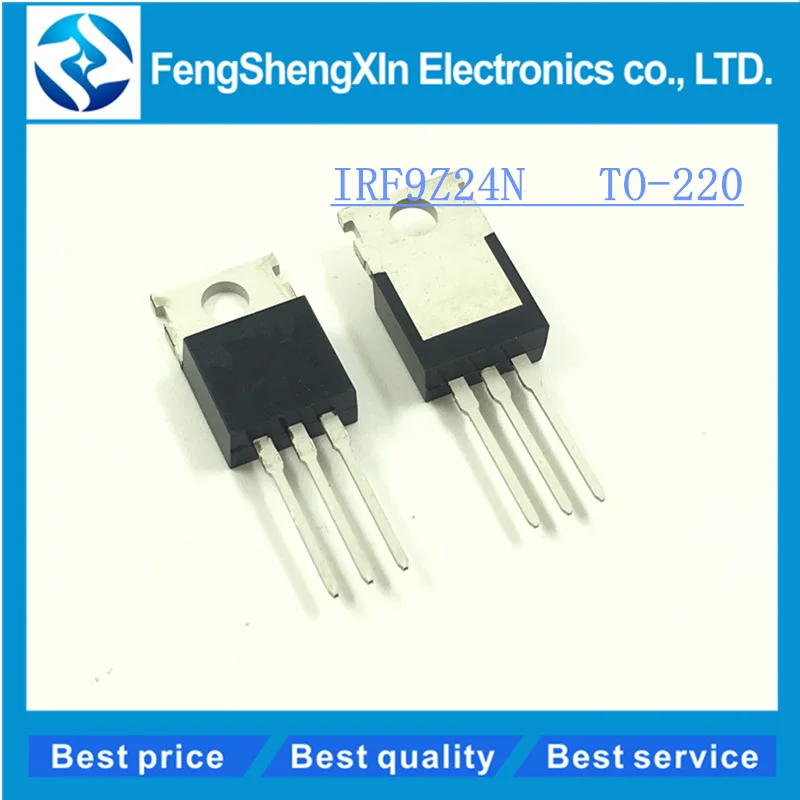 Chironal 10pcs IRF9Z24NPBF IRF9Z24N MOSFET P-CH 55V 12A TO-220 New 