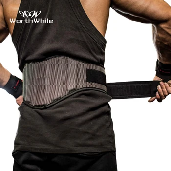 WorthWhile Gym Fitness Waist Belt for Weightlifting Accessories Slim Training Lumbar Brace Protector Bodybuilding Waist Trainer 1