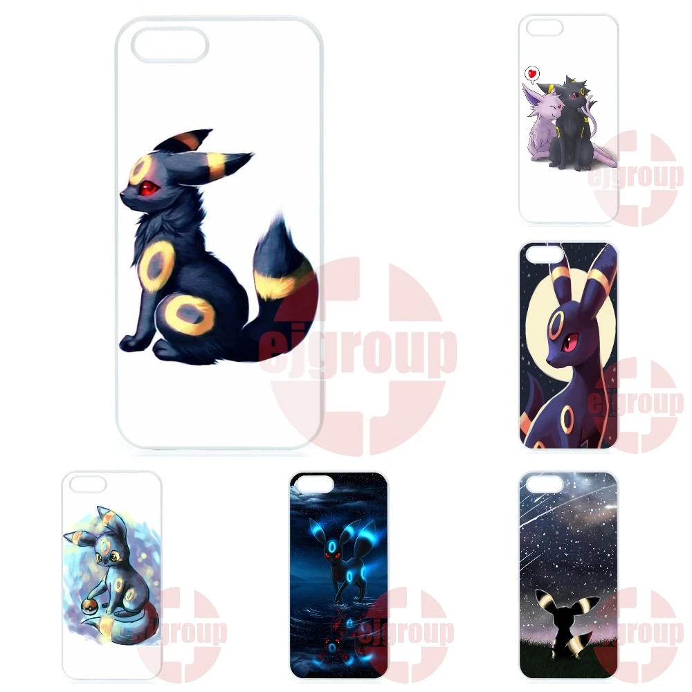Print Case Pokemons Umbreon For Apple iPhone 4 4S 5 5C SE 6 6S 7 7S Plus 4.7 5.5 iPod Touch |