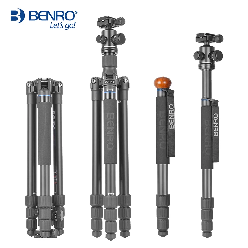 

BENRO A2682TB1 Professional Magnesium Alloy 4 Section Tripod With B1 Ball head Variable Monopod/Climbing Stick