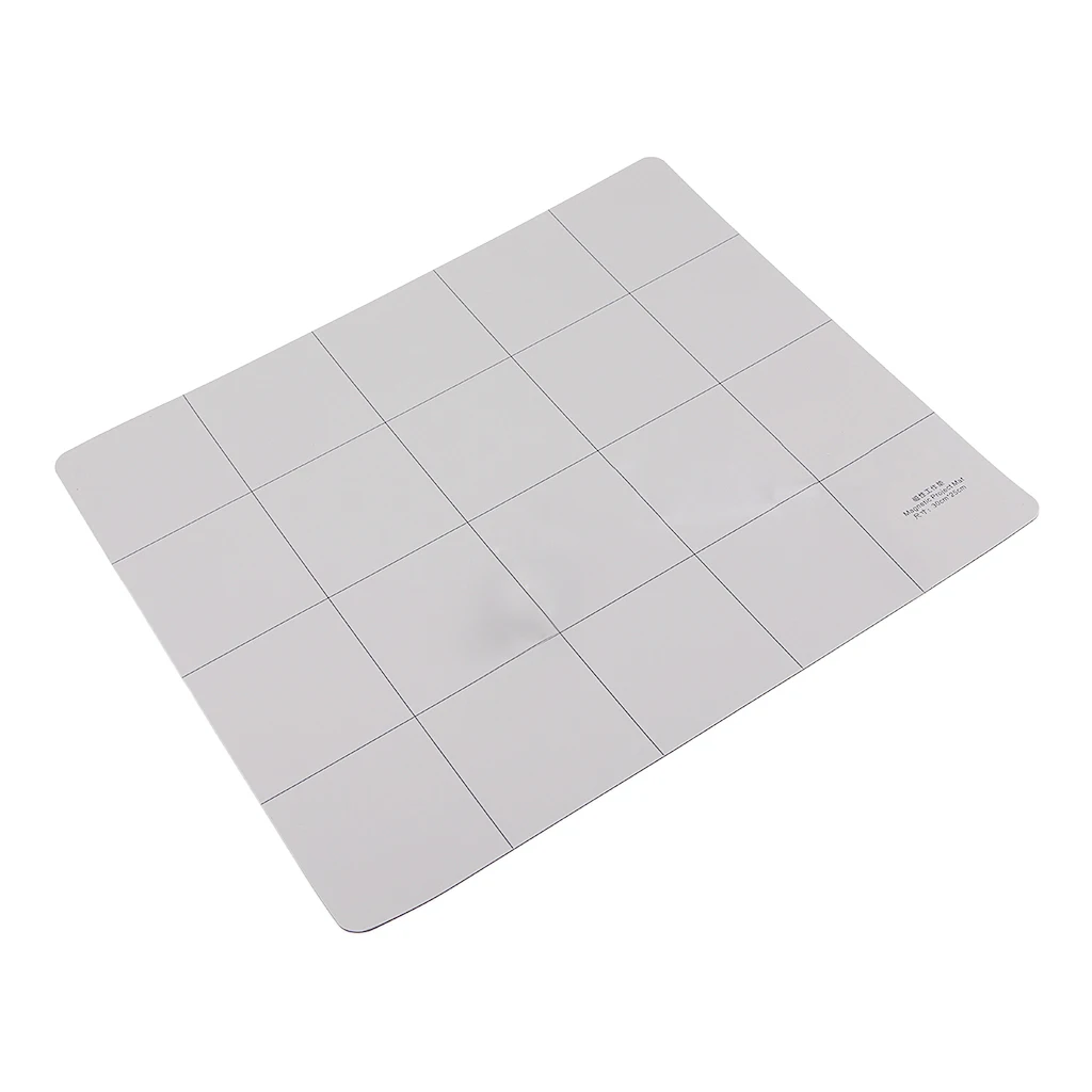 Magnetic Project Work Surface Anti Slip Mat with Marker Pen for Smart Phone 
