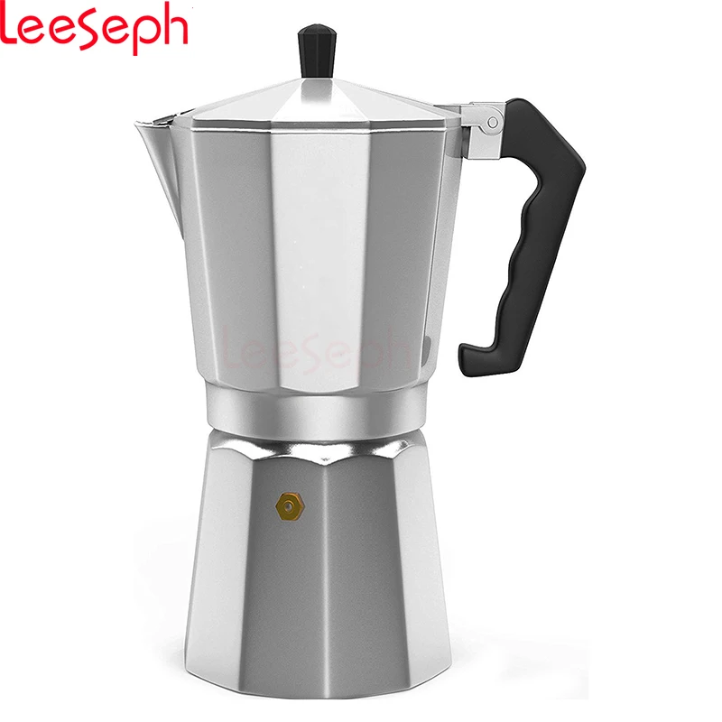 Aluminum Stovetop Espresso Maker Italian Moka Pot Cafetera Cuban Coffee